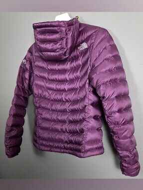 North Face Summit Series 800 Down Puffer Jacket Thunder Micro Hoodie XS Purple